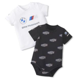 T-shirt + Body Noir/Blanc bébé/Enfant Puma Bmw Mms