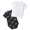 T-shirt + Body Noir/Blanc bébé/Enfant Puma Bmw Mms