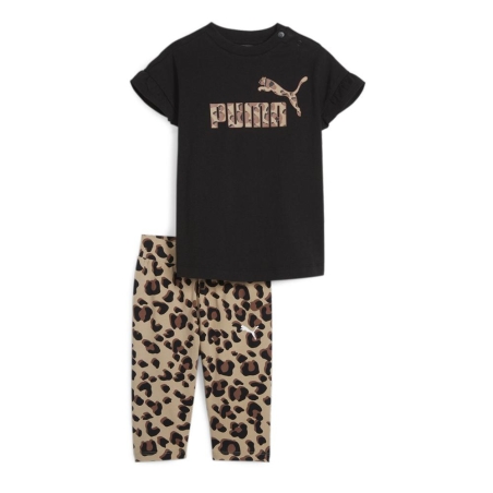 Ensemble Noir/Marron à Imprimés Fille Puma 680327