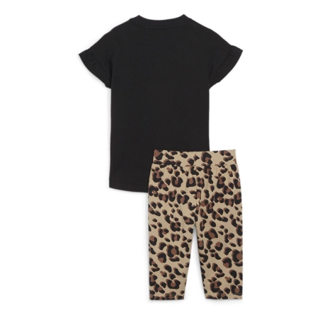 Ensemble Noir/Marron à Imprimés Fille Puma 680327