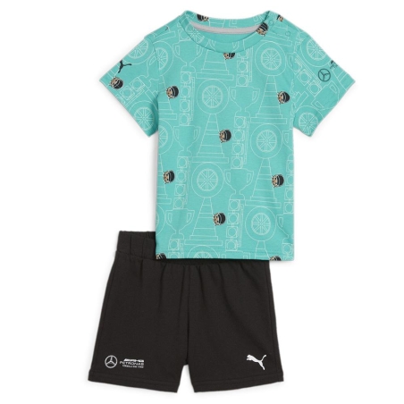 Ensemble Turquoise/Noire Garçon Puma Toddler