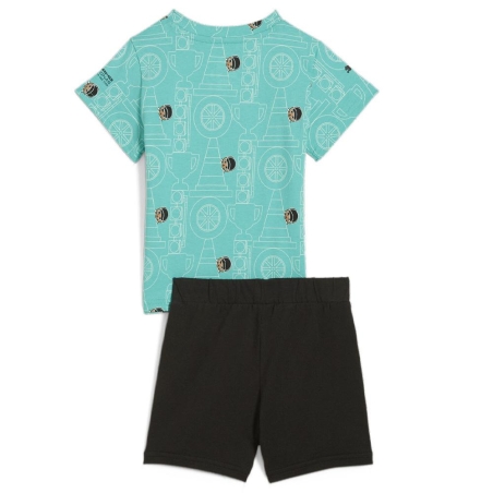 Ensemble Turquoise/Noire Garçon Puma Toddler