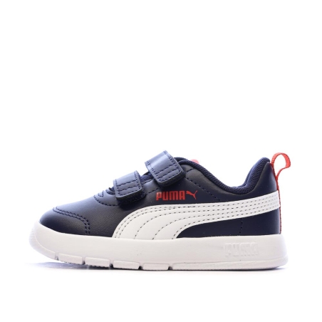 Baskets Marines/Blanches Puma Courtflex V3 V Inf