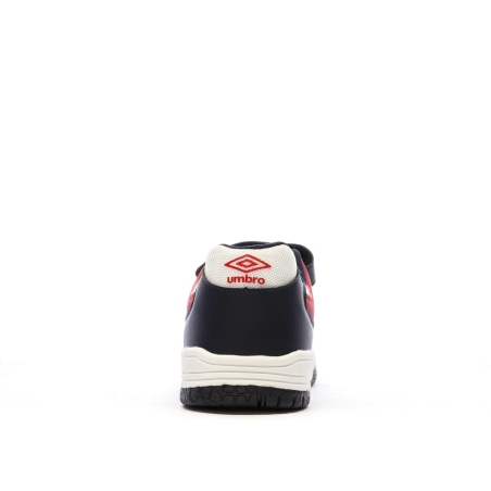 Baskets Blanches/Rouges/Marine Garçon Umbro Travys