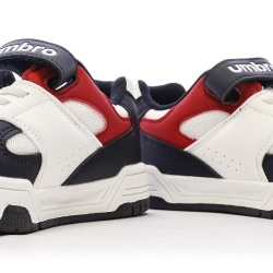 Baskets Blanches/Rouges/Marine Garçon Umbro Travys