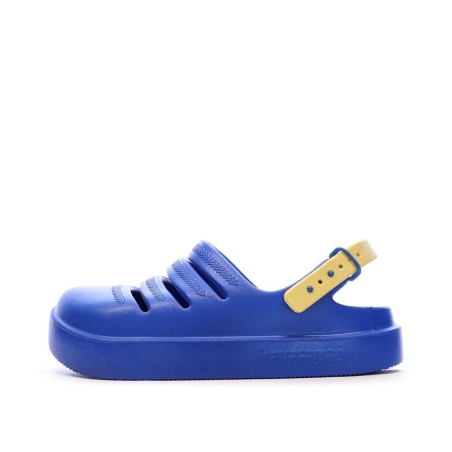 Sandales Bleu/Jaune Garçon/Fille Havaianas Clog