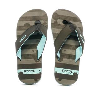 Tongs Noire/Grise Garçon Cool Shoe Zinc