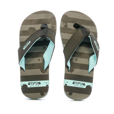 Tongs Noire/Grise Garçon Cool Shoe Zinc