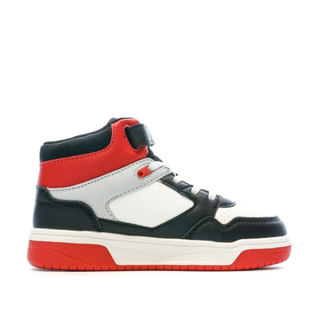 Baskets Noires/Rouges/Blanches Garçon Rouge Umbro Olly Vlc