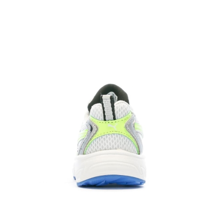 Baskets Blanche/Verte Garçon Puma Morphic