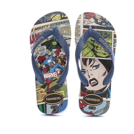 Tongs Bleus Garçon Havaianas Hav Top Marvel