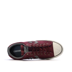 Baskets Bordeaux/Grises Homme Converse Star Plyr
