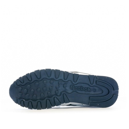 Baskets Blanche/Marine Garçon Reebok Classic Leather 100069851