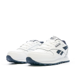 Baskets Blanche/Marine Garçon Reebok Classic Leather 100069851