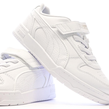 Baskets Blanches Garçon Puma Rbd Game Low