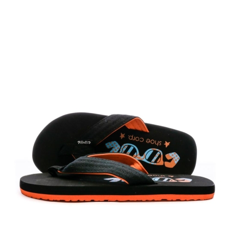 Tongs Noir Garçon Cool Shoe DONY BOY