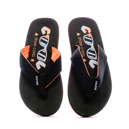 Tongs Noir Garçon Cool Shoe DONY BOY
