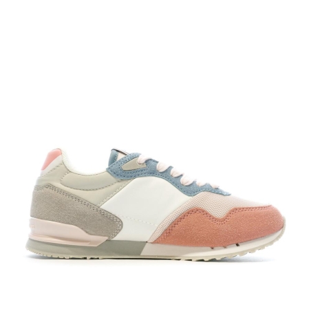 Baskets Corail/Blanc/Gris Garçon Pepe jeansLondon May