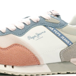 Baskets Corail/Blanc/Gris Garçon Pepe jeansLondon May