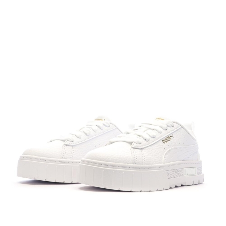 Baskets Blanches Garçon/Fille Puma Mayze