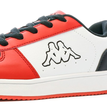 Baskets Blanc/Rouge Garçon KAPPA Malone Lace