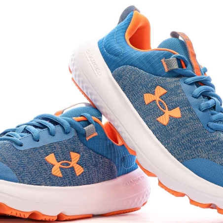 Baskets Bleu/Orange Garçon Under Armour Charged Revitalize