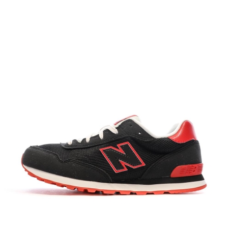 Baskets Noires/Rouges Garçon New Balance Gc515