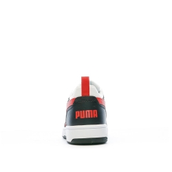Baskets Noir/Blanc Garçon Puma Rebound