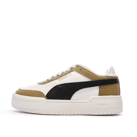 Baskets Blanches/Marron Garçon Puma Muted