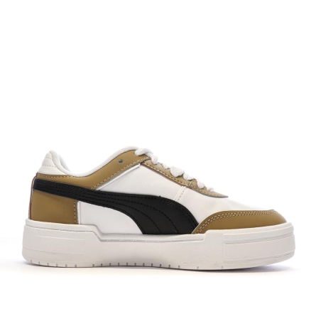 Baskets Blanches/Marron Garçon Puma Muted