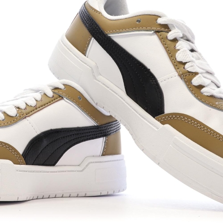 Baskets Blanches/Marron Garçon Puma Muted