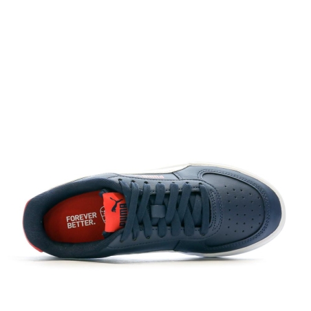 Baskets Marine/Blanc/Rouge Garçon Puma Caven