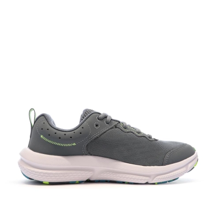 Chaussures de Running Gris /Vert Garçon Under Armour Assert 10
