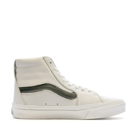 Baskets Blanches Mixte Vans Ua Sk8-hi Xl