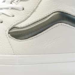 Baskets Blanches Mixte Vans Ua Sk8-hi Xl
