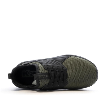 Baskets Kaki/Noires Garçon Kappa San Puerto
