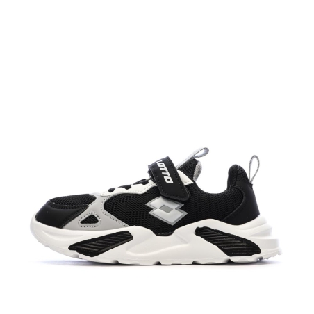 Baskets Noires/Blanches Garçon Lotto Bologna