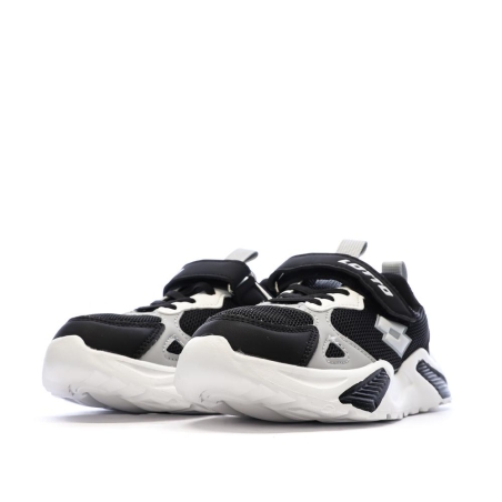 Baskets Noires/Blanches Garçon Lotto Bologna