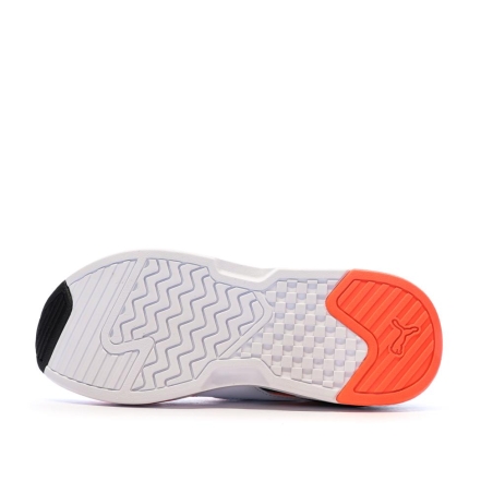 Baskets Noires/Blanches/Oranges Garçon Puma X-ray