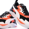 Baskets Noires/Blanches/Oranges Garçon Puma X-ray