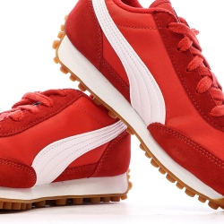 Baskets Rouges/Blanches Garçon Puma Easy Rider