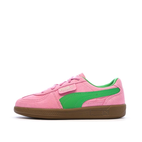 Baskets Roses/Vertes Garçon Puma Palermo