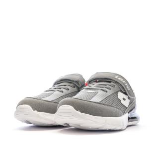 Baskets Grises/Blanches Garçon Lotto Novara