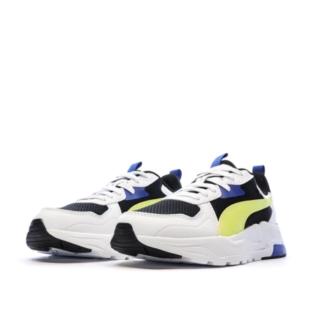 Baskets Noire/Jaune Garçon Puma Trinity