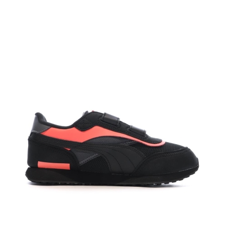 Baskets Noires/Oranges Garçon Puma Future Rider