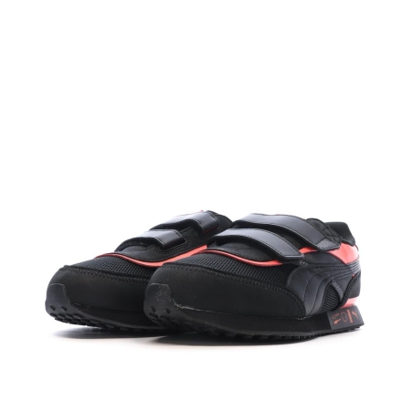 Baskets Noires/Oranges Garçon Puma Future Rider
