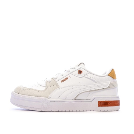 Baskets Ecru/Orange Garçon Puma Ca Pro Glitch Sd