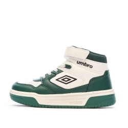 Baskets Vertes/Blanches Garçon Rouge Umbro Olly Vlc