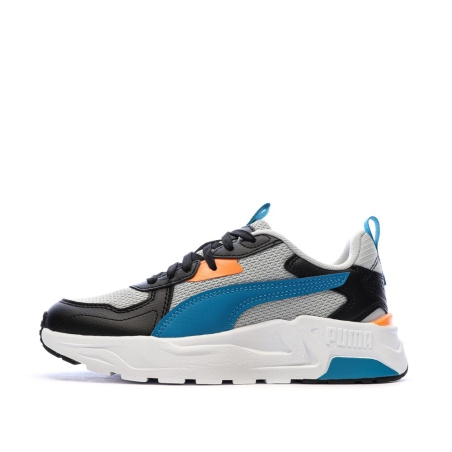 Baskets Bleu/Gris Garçon Puma Trinity