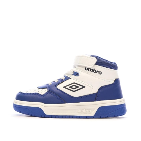 Baskets Bleues/Blanches Garçon Rouge Umbro Olly Vlc